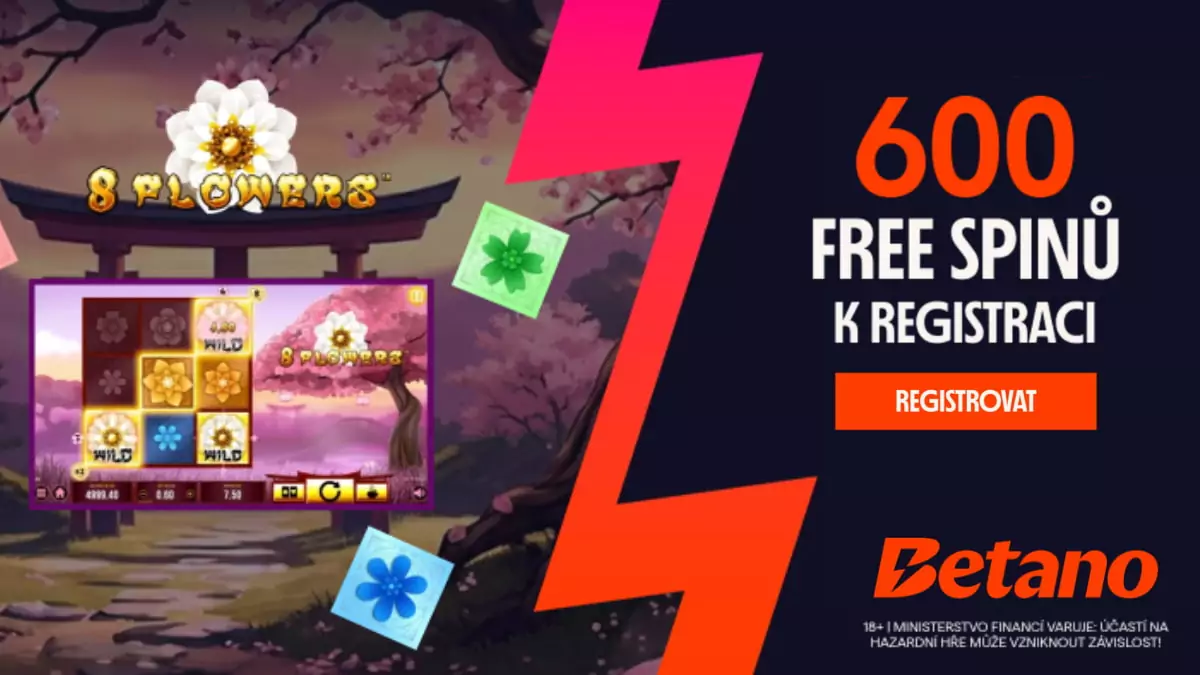 Betano jarní free spiny