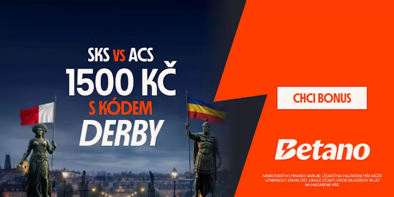 Betano sázka zdarma fotbalové derby