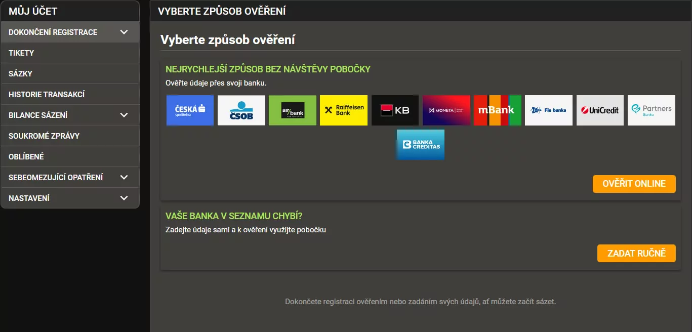 Chance ověření identity