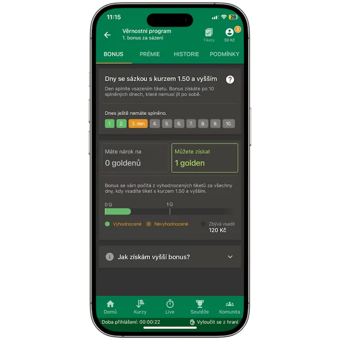 Chance věrnostn&iacute; program