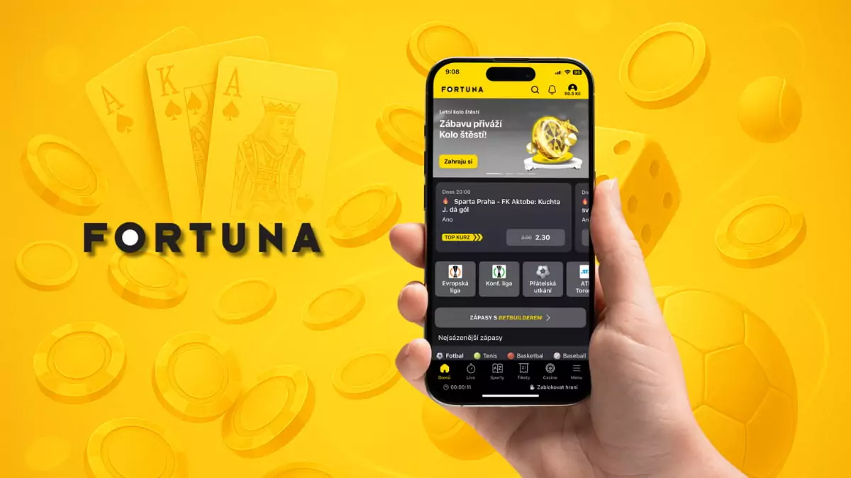 Fortuna mobiln&iacute; aplikace
