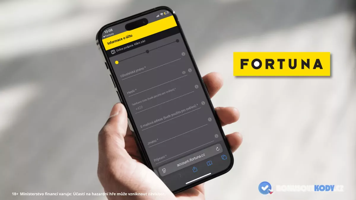 Fortuna registrace