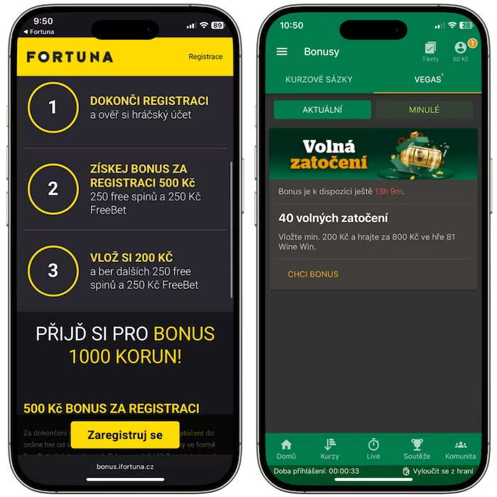 Free spiny Fortuna a Chance