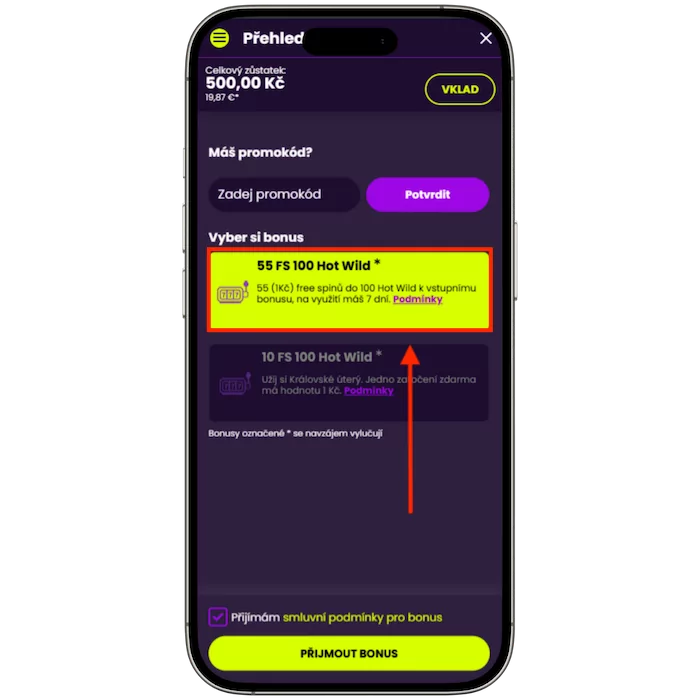 Kingsbet 55 free spinů