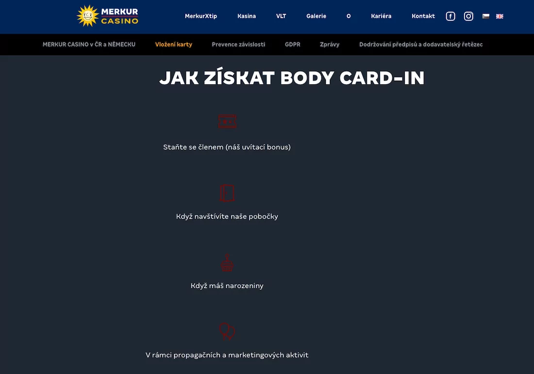 Merkur Casino CARD-IN