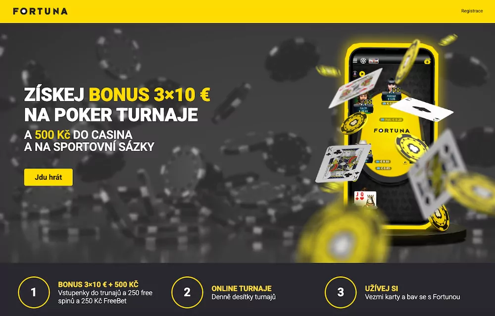 Promo kód Fortuna POKER30