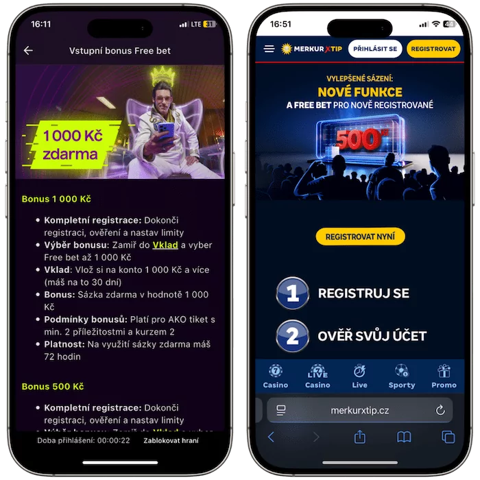 Sázka zdarma Kingsbet a Merkurxtip