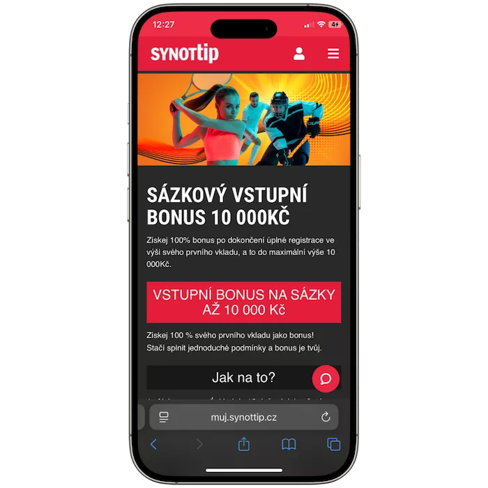 Synottip sázkový bonus za vklad