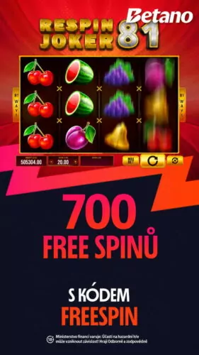 Betano 700 free spinů