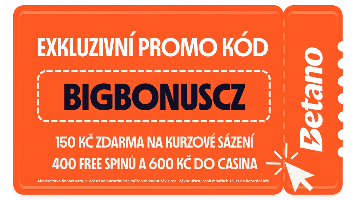Exkluzivní Betano kód BIGBONUSCZ