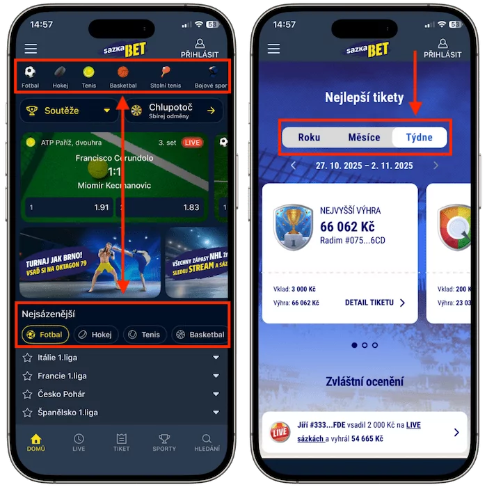 Sazkabet kurzová nabídka